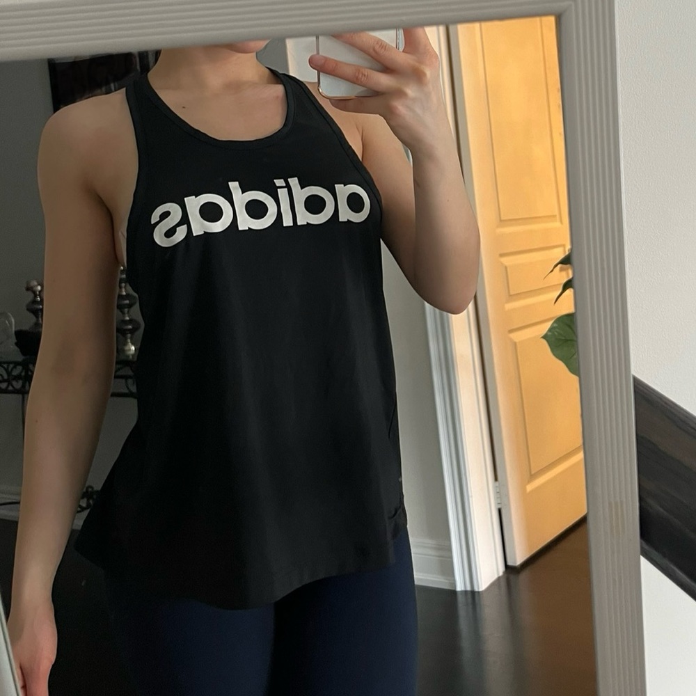 Adidas slit tank top